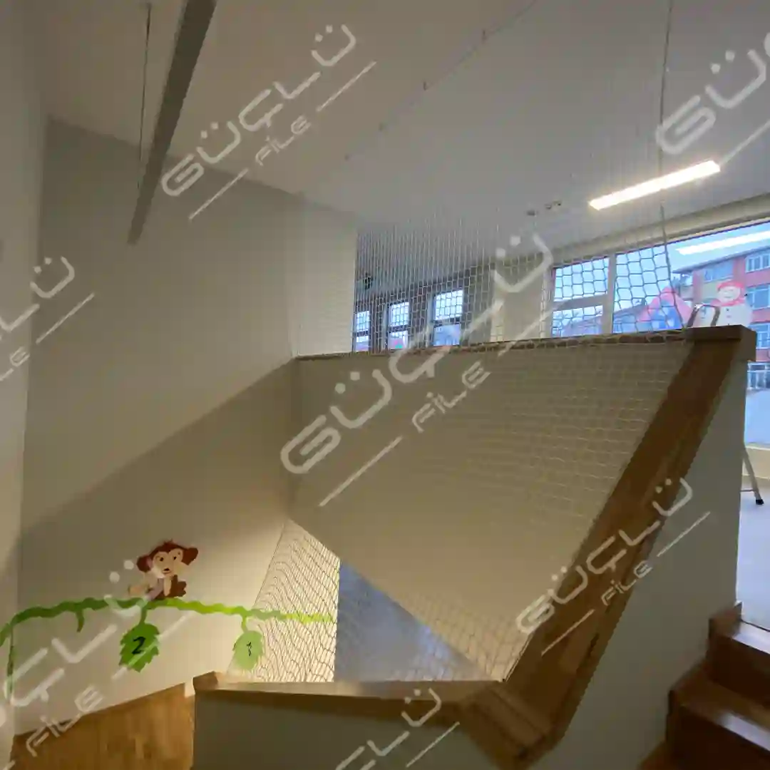 ibb kreşleri merdiven güvenlik filesi