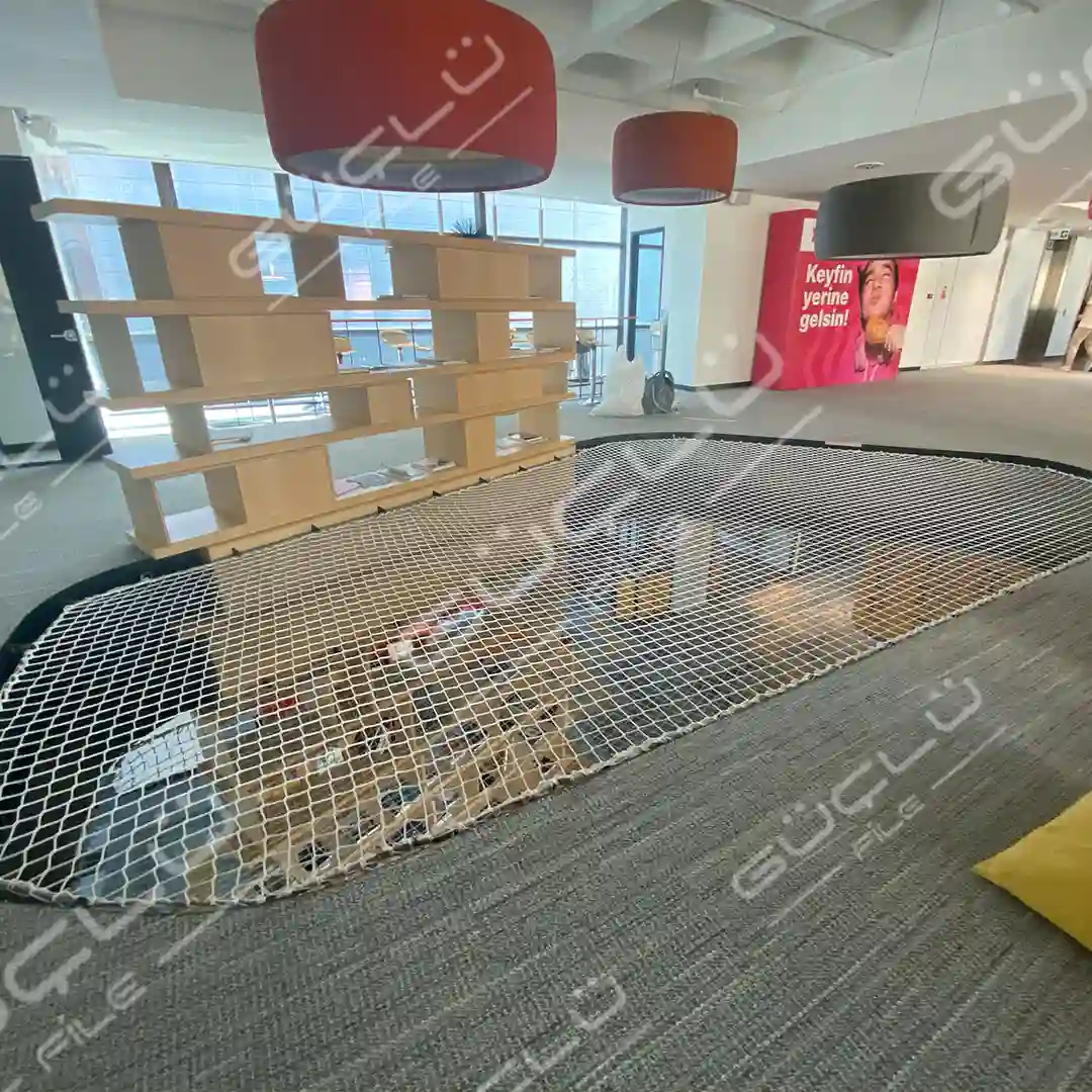 Yemeksepeti galeri boşluğu güvenlik filesi